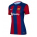 Camisa de Futebol Barcelona Ferran Torres #7 Equipamento Principal Mulheres 2023-24 Manga Curta